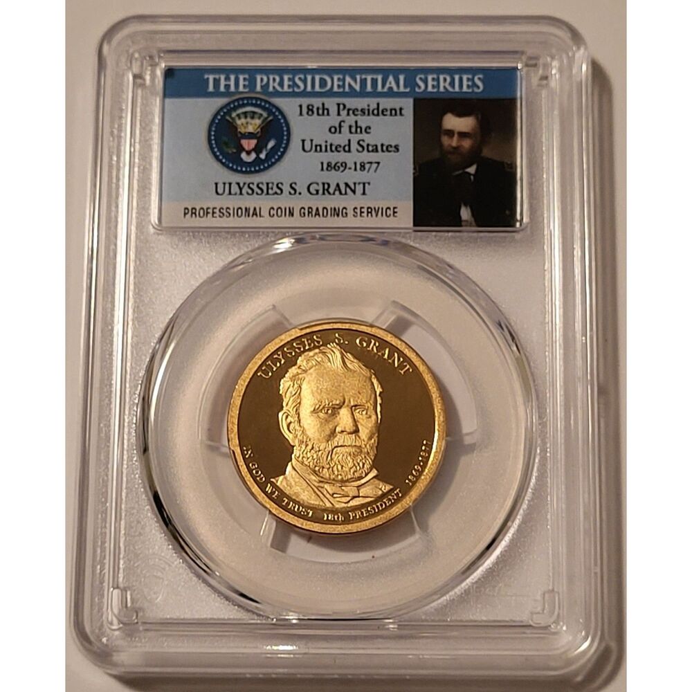 2011 S Ulysses S Grant Proof PR70 DCAM PCGS Portrait Label